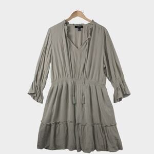 Peasant Prairie Ruffled Dress Sz 1X Bohemian‎ Flowy Cottagecore Forever 21+ Plus